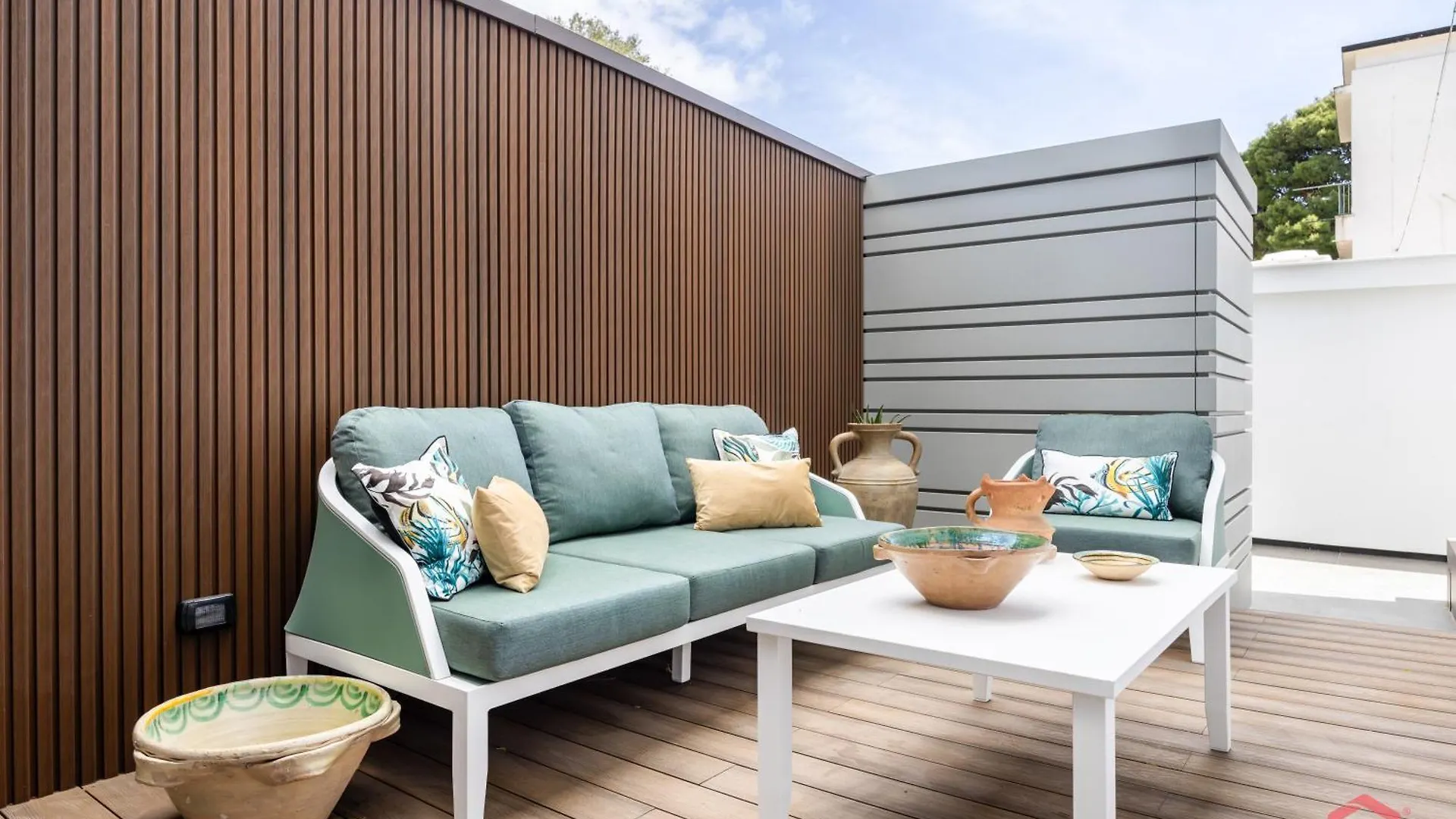 Appartamento In Villa Con Piscina Privata 팔레르모